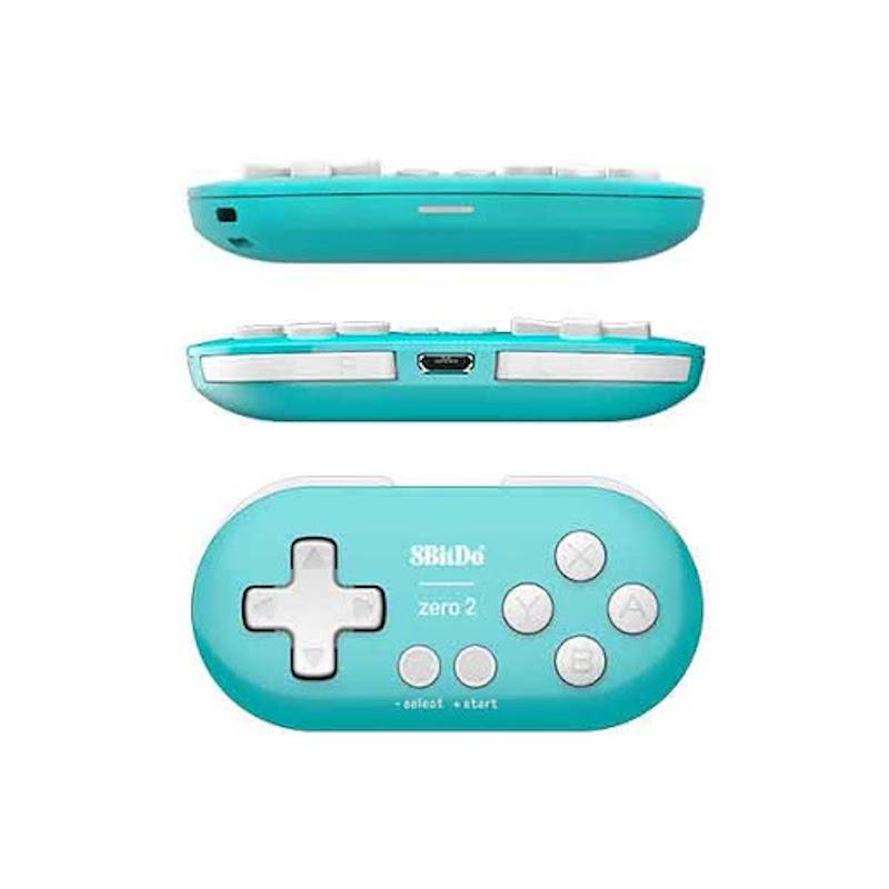 Геймпад 8BitDo Zero 2 Bluetooth Gamepad Turquoise (53738) - фото 3 Геймпад 8BitDo Zero 2 Bluetooth Gamepad Turquoise (53738) - фото 3