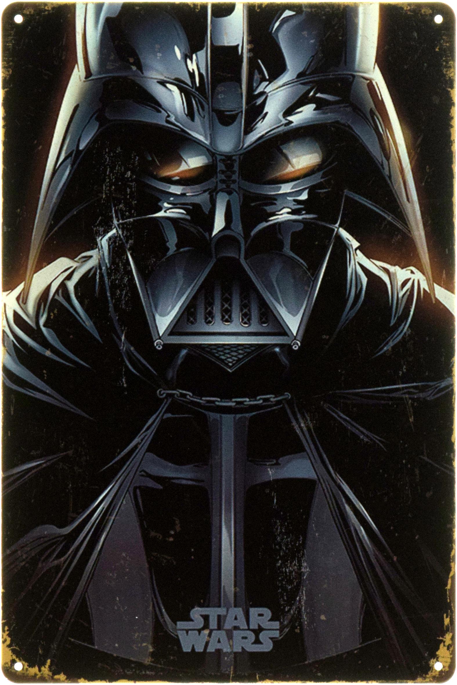 Табличка металлическая "Star Wars" 20x30 см (ms-104544)
