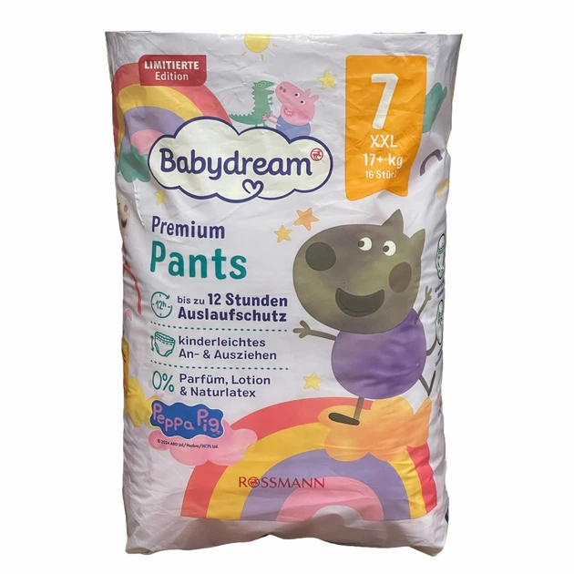 Підгузки-трусики дитячі Babydream Premium 7 XXL 17+ кг 16 шт. (97427395) Підгузки-трусики дитячі Babydream Premium 7 XXL 17+ кг 16 шт. (97427395)
