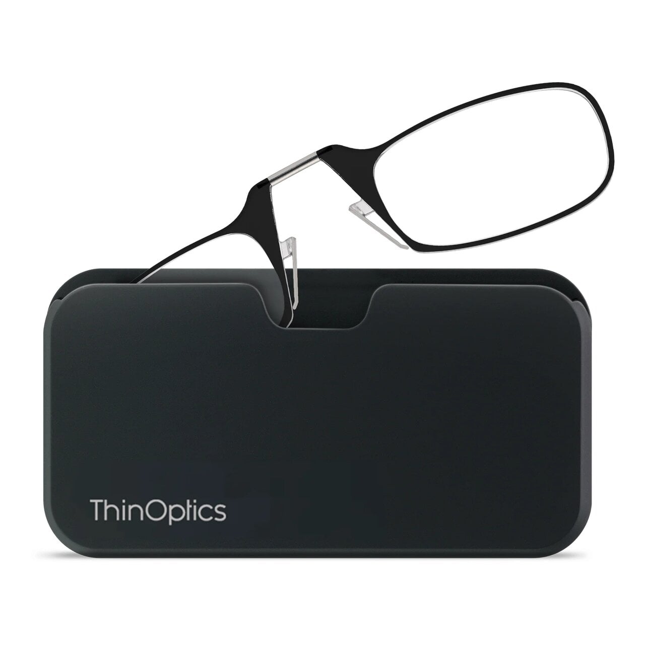 Очки для чтения Thinoptics с классическим черным чехлом/диоптрий '+2,50 Черный (2.5BBUP)