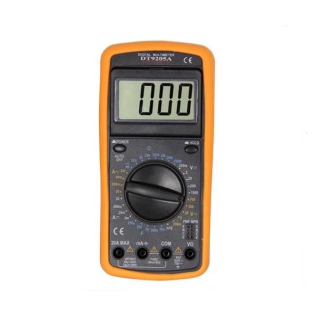 Мультиметр цифровий/амперметр з термопарою (DT-9205A)