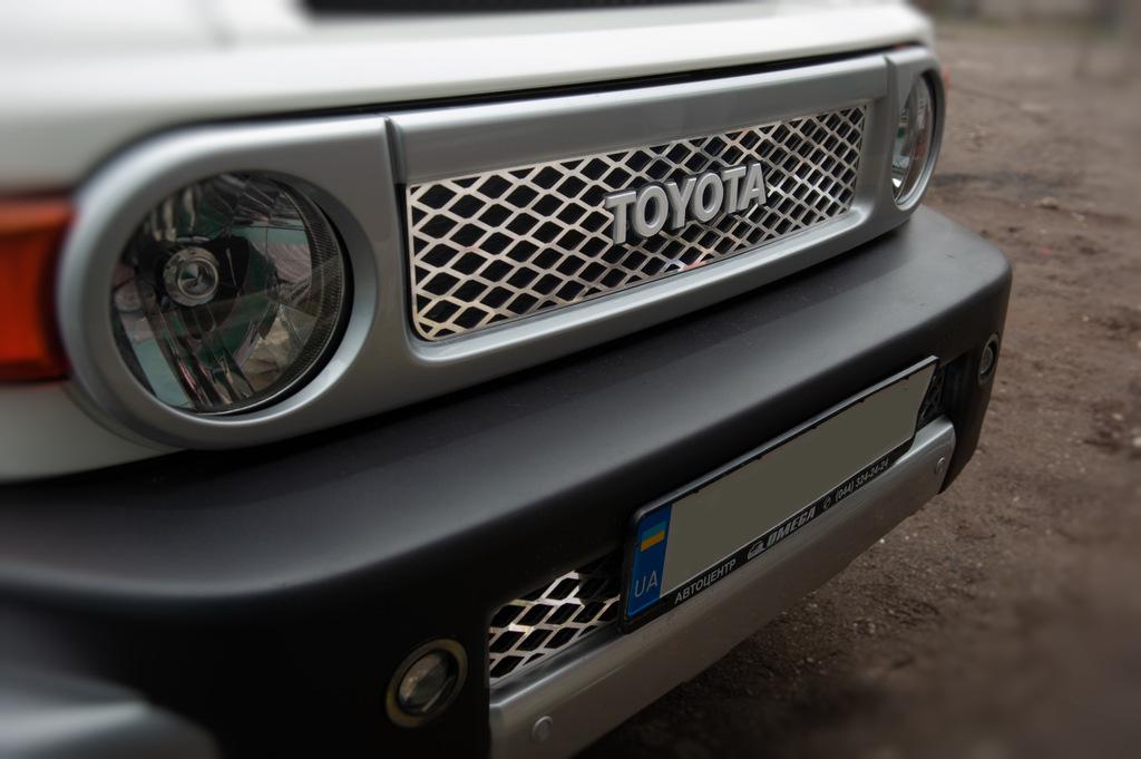 Хром накадки на решетку Libao для Toyota FJ Cruiser abs-пластик Хром