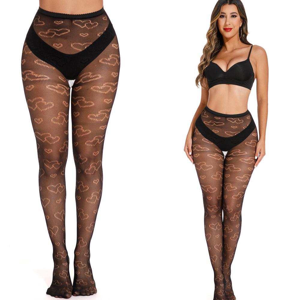 Колготки в сетку сердечки One Size Черный (К6107) - фото 7 Колготки в сетку сердечки One Size Черный (К6107) - фото 7