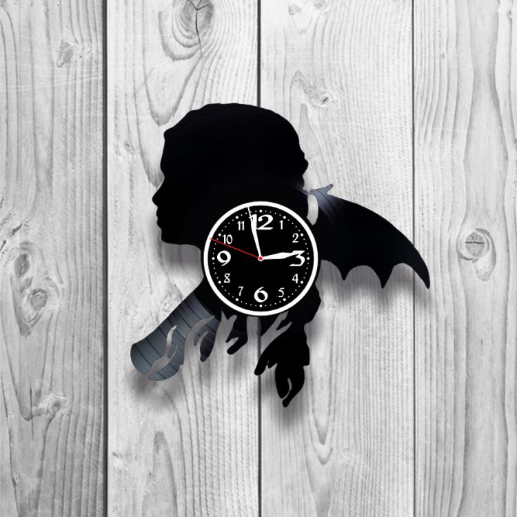 Часы настенные Ангел 0159 из виниловой пластинки