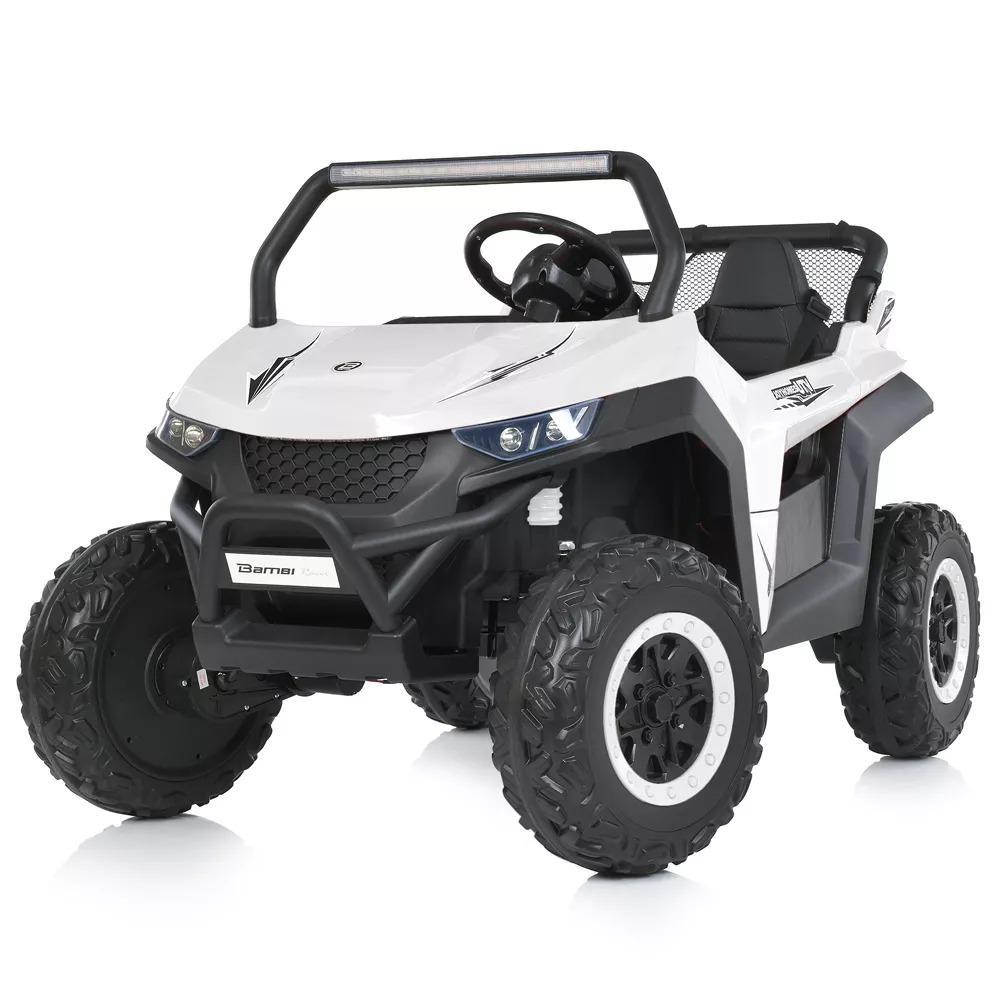 Електромобіль Bambi Джип з пультом керування Білий (M 5025EBLR-1(24V) Електромобіль Bambi Джип з пультом керування Білий (M 5025EBLR-1(24V)