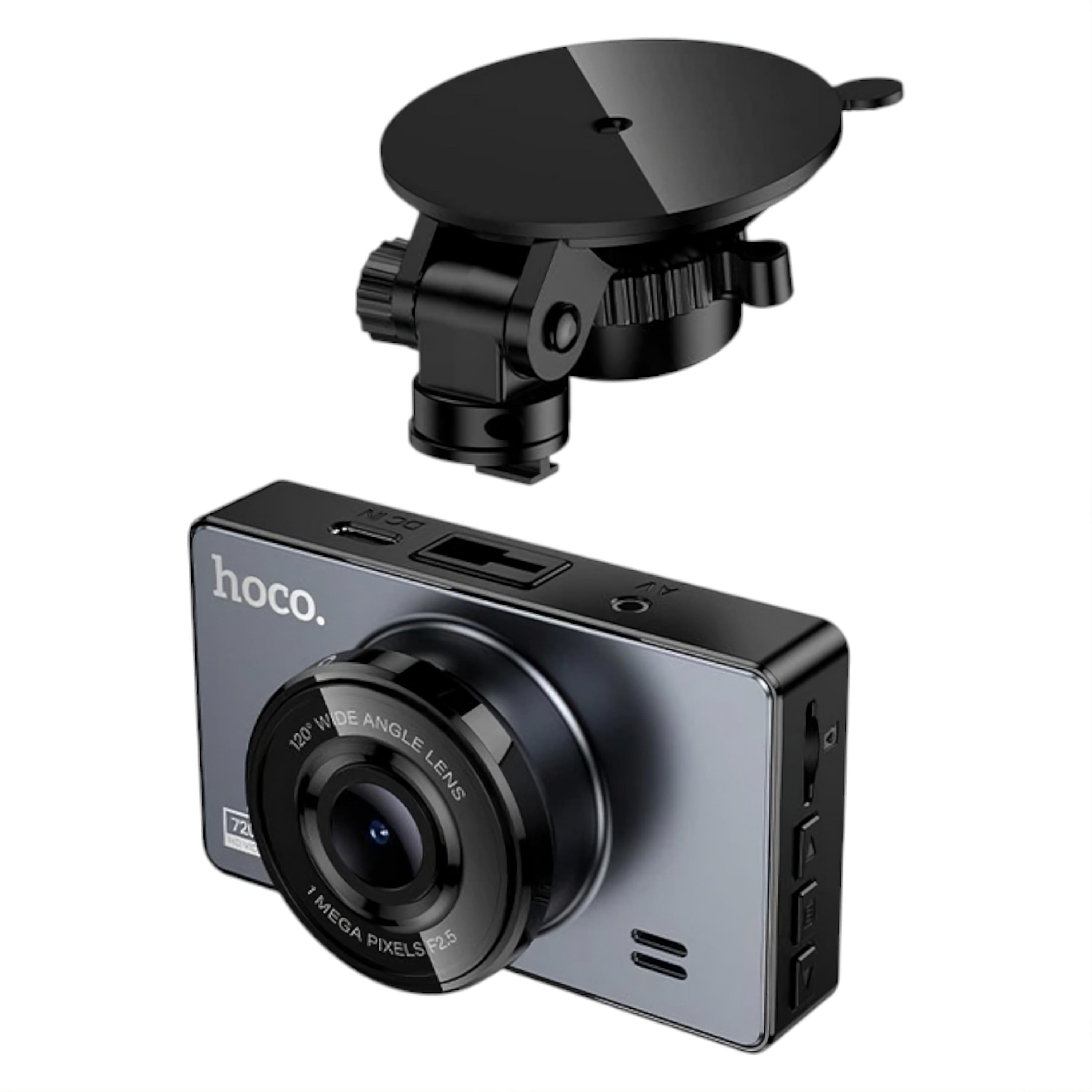 Відеореєстратор автомобільний Hoco DV14 HD 720p IPS 3" 120° Чорний (30827533) - фото 3 Відеореєстратор автомобільний Hoco DV14 HD 720p IPS 3" 120° Чорний (30827533) - фото 3