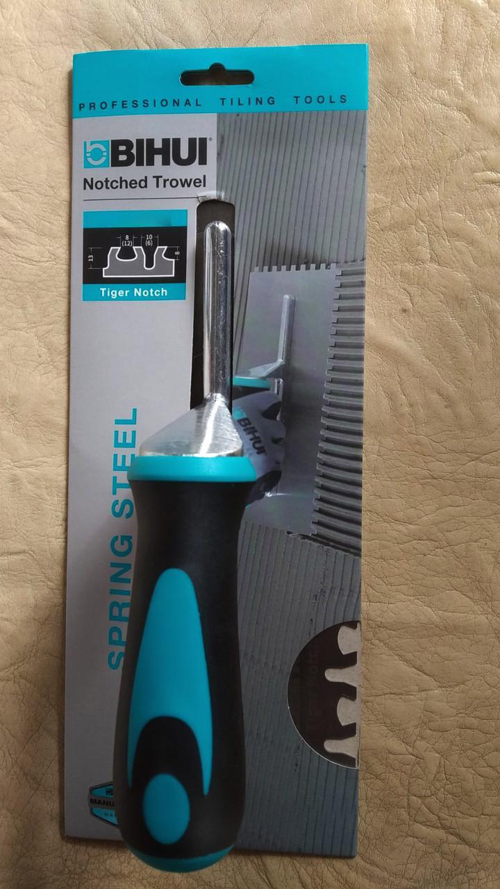 Зубчастий шпатель BIHUI Тигровий зуб з нержавіючої сталі 280х120 мм - фото 6 Зубчастий шпатель BIHUI Тигровий зуб з нержавіючої сталі 280х120 мм - фото 6