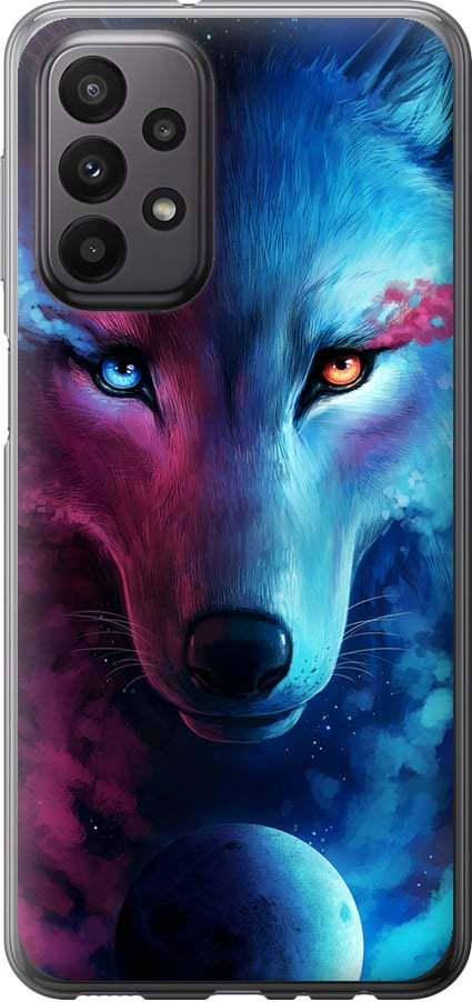 Чехол на Samsung Galaxy A23 A235F Арт-волк (3999b-2587-42517)
