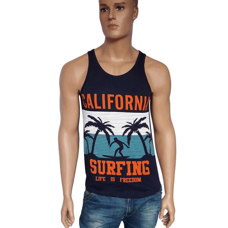 Майка мужская Leonidas M Синий (4337)