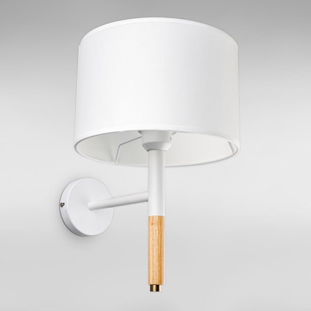 Светильник настенный с абажуром Light House DL-18883/1W Белый