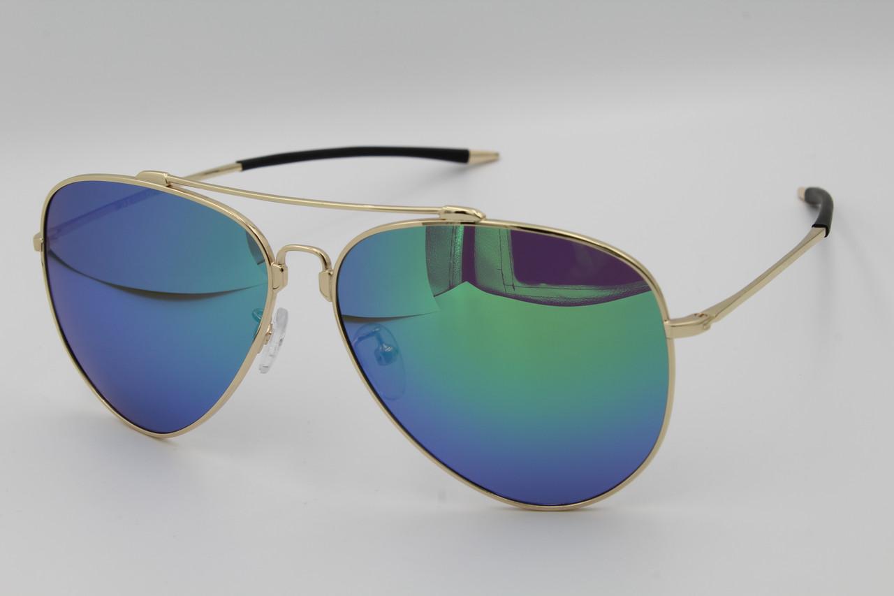 Солнцезащитные очки зеркальные поляризационные Jackfalali aviator 9913 с3 (2579361468)