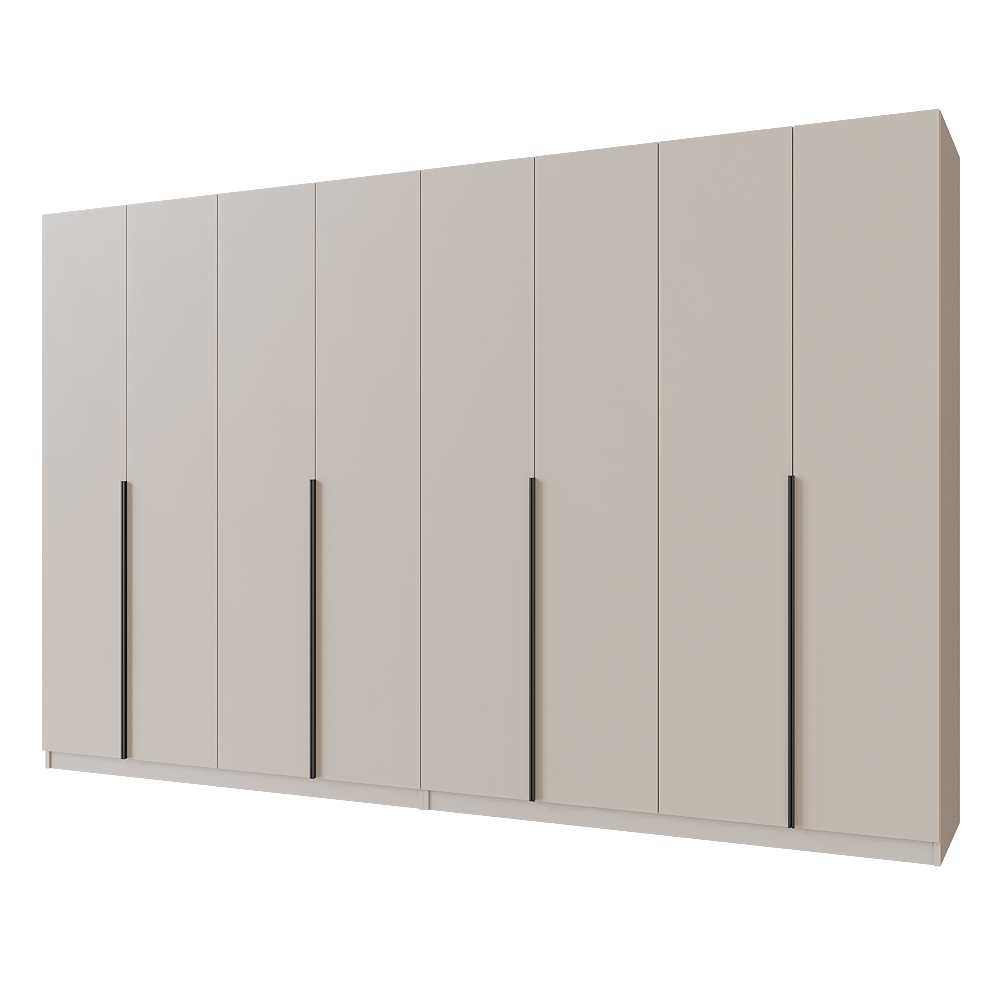 Шкаф распашной с тумбой Меблітренд Чиназес ЧиТ-3200 3200х500х2050 мм Кашемир (27287316)