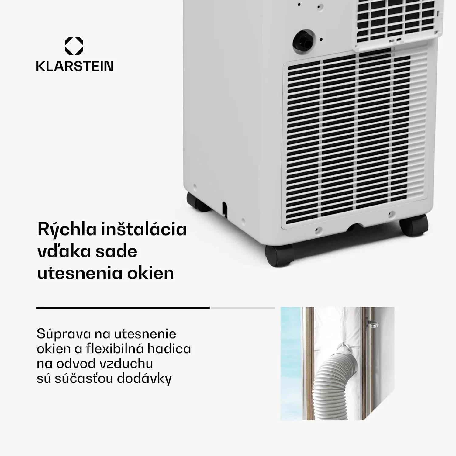 Кондиционер мобильный Klarstein Aero Ring Smart 9000 BTU Белый (10046097) - фото 4