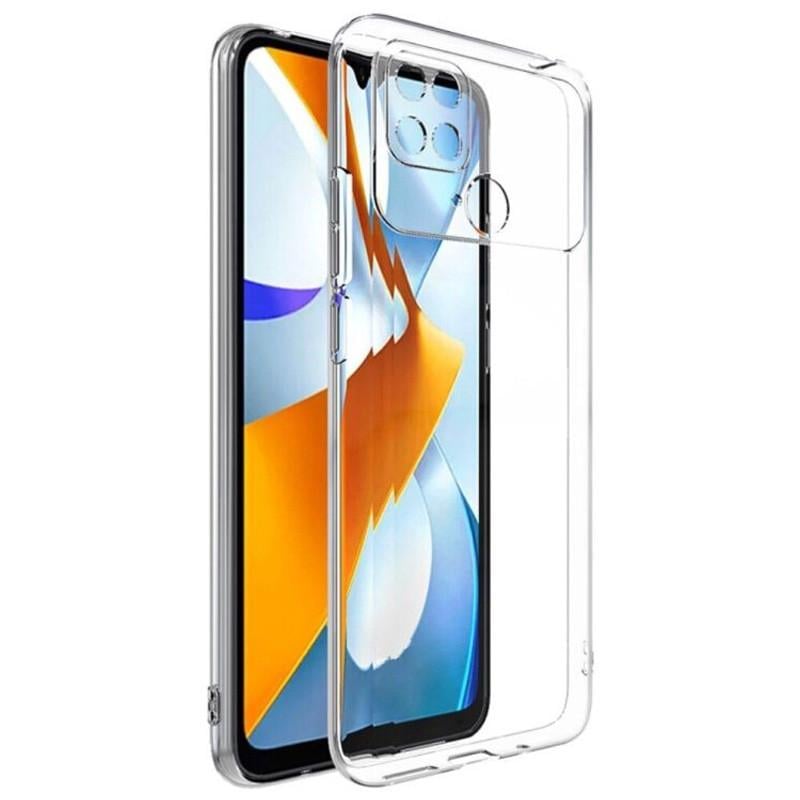 Противоударный TPU чехол Epic Transparent 1,5mm Full Camera для Xiaomi Poco C40 Бесцветный (прозрачный)