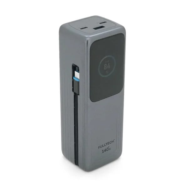 Повербанк для ноутбуков Fulltech FP34 30000 mAh Fast charge PD140W Li-pol LCD Display