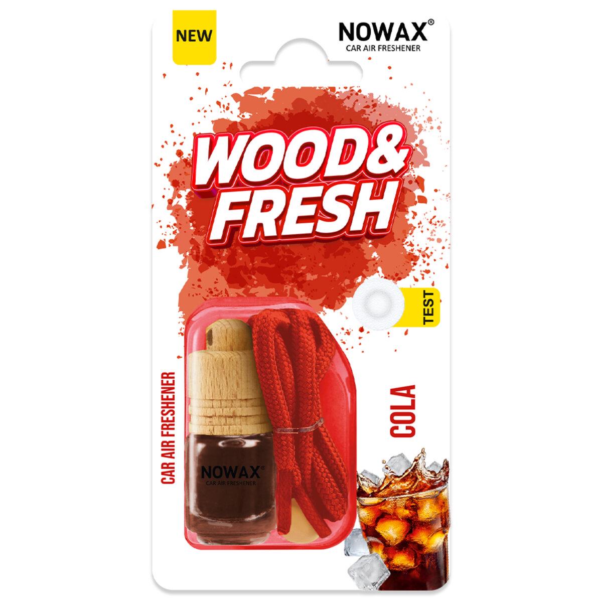 Ароматизатор воздуха в блистере Nowax Woodamp/Fresh-Cola - фото 1