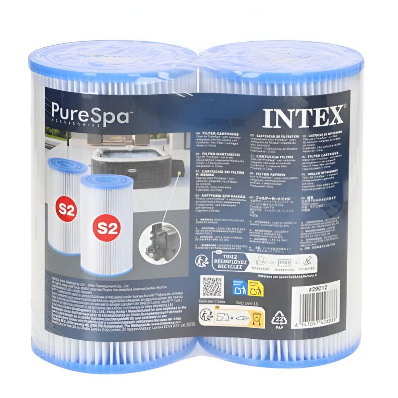 Фильтр-картридж Intex 29012 тип S2 для бассейна 2 шт. (32473785)