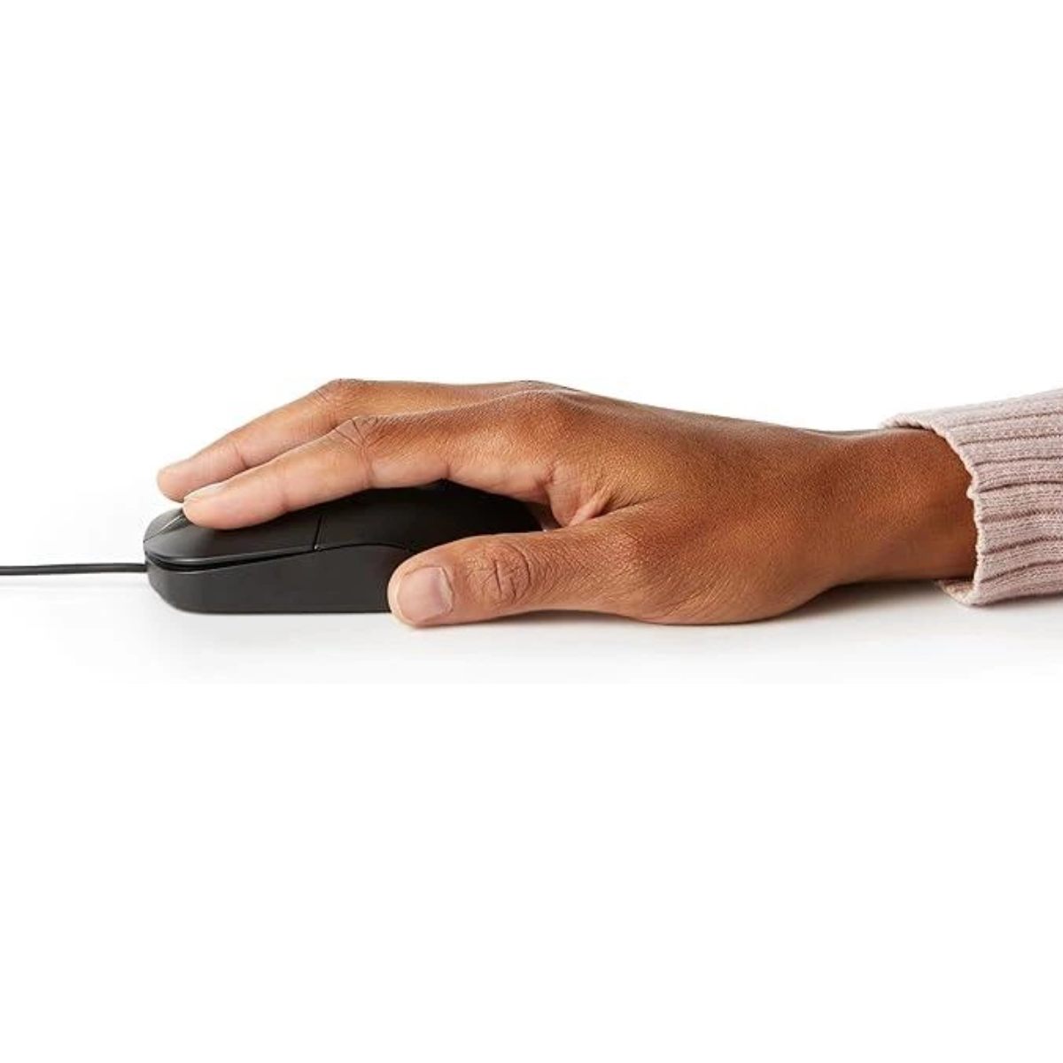 Мышка компьютерная проводная Amazon Basics USB оптическая 1000 DPI - фото 2