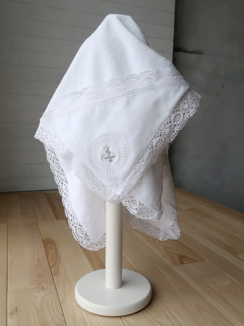 Крижма ANGELSKY 2706 для хрещення махрова 85х85 см Білий (ANGELSKY 2706) Крижма ANGELSKY 2706 для хрещення махрова 85х85 см Білий (ANGELSKY 2706)