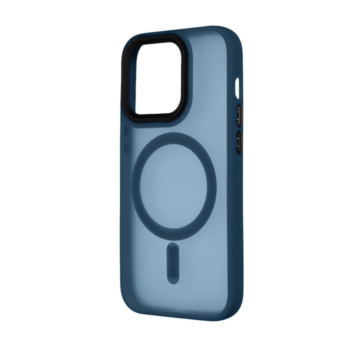 Противоударный чехол для Apple iPhone 15 Pro Cosmic Magnetic Color HQ / Blue