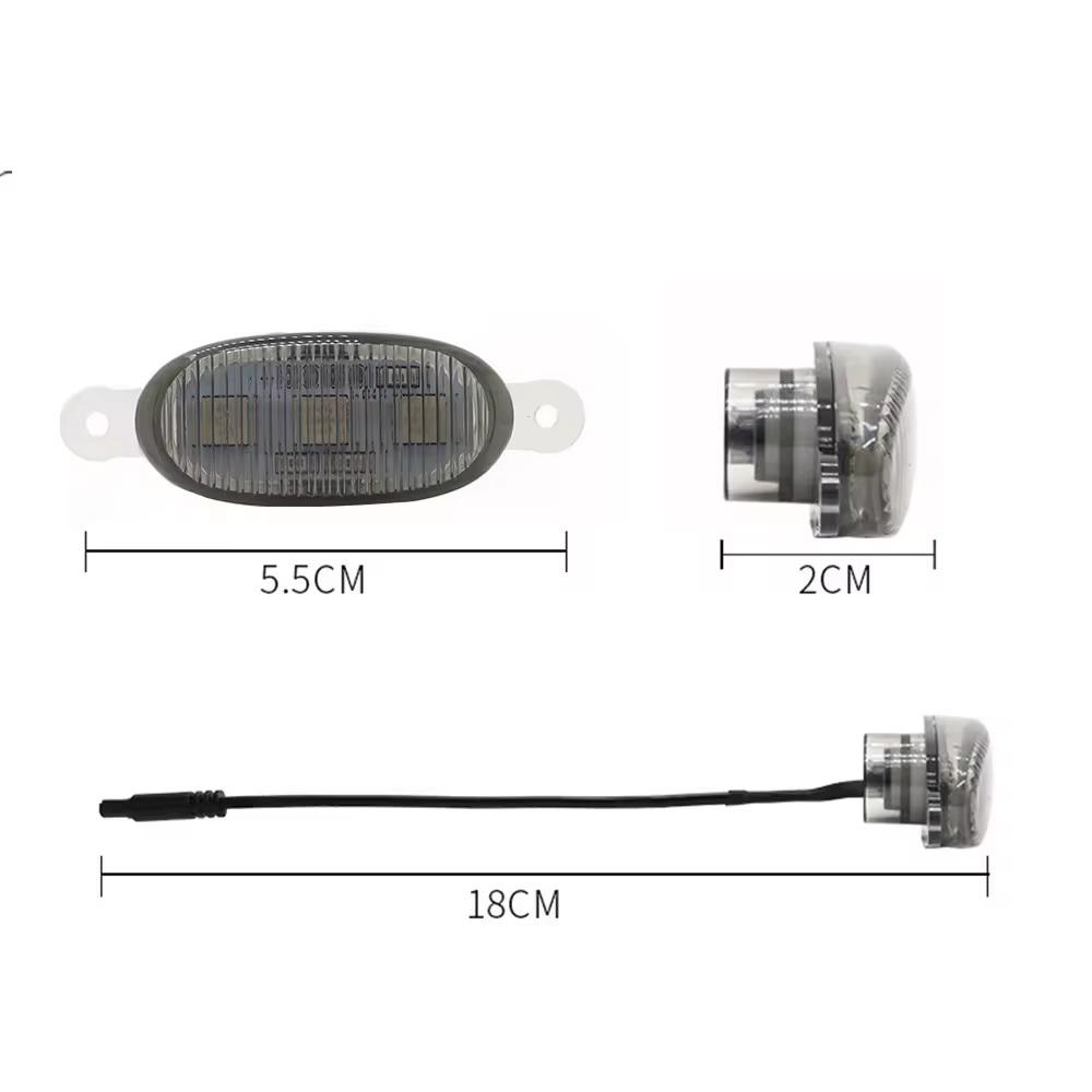 Габаритні вогні решітки радіатора 24В Білий (4628) - фото 3
