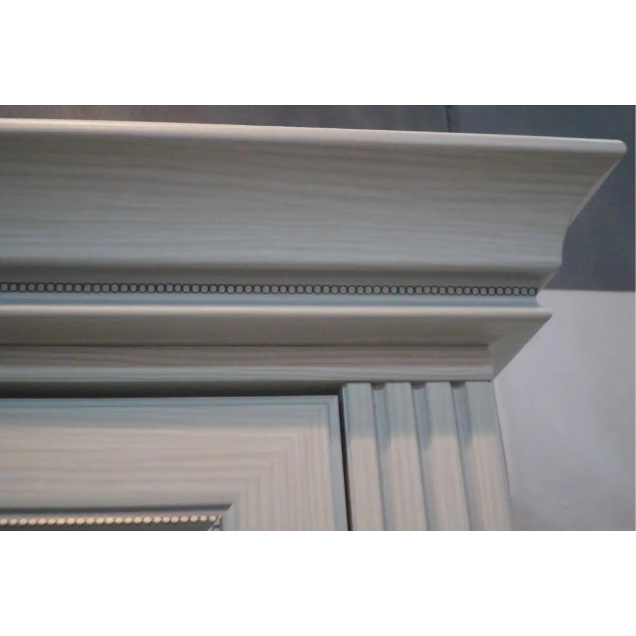 Шкаф с зеркалом Гербор Уайт 3D(2S) Ясень снежный/Сосная серебряная (GRB-1413) - фото 4