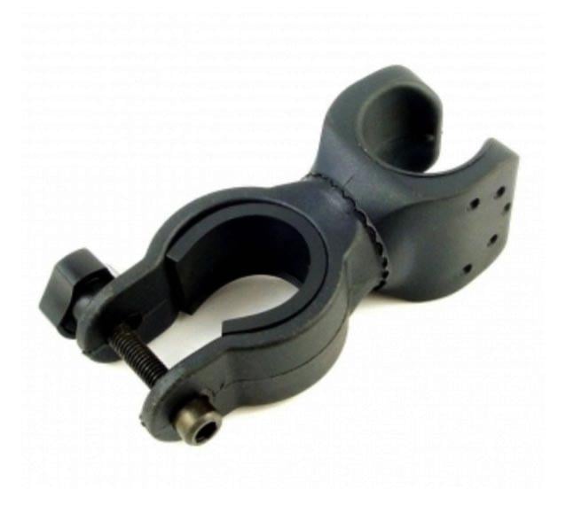 Держатель на руль для фонарика Черный (1251029127)