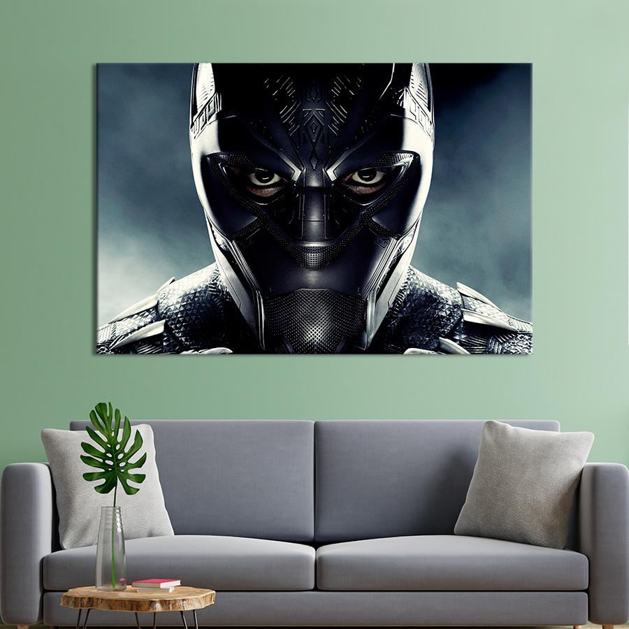 Настенний декор Чёрная Пантера - король Ваканды 51x34 см (A35-1)