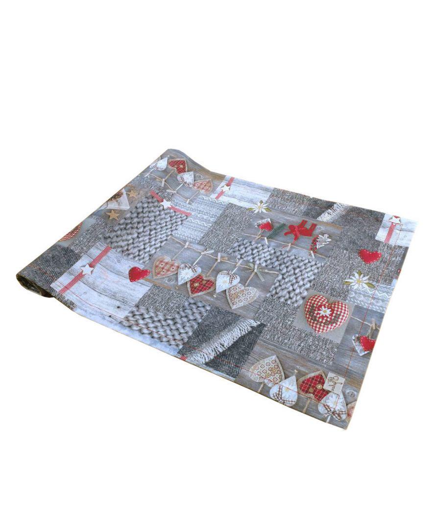 Дорожка на стол Digitale Red 130x40