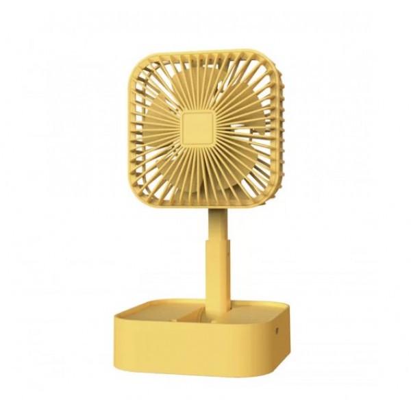 Настольный вентилятор Mini Fan JY-1129 USB Желтый - фото 2