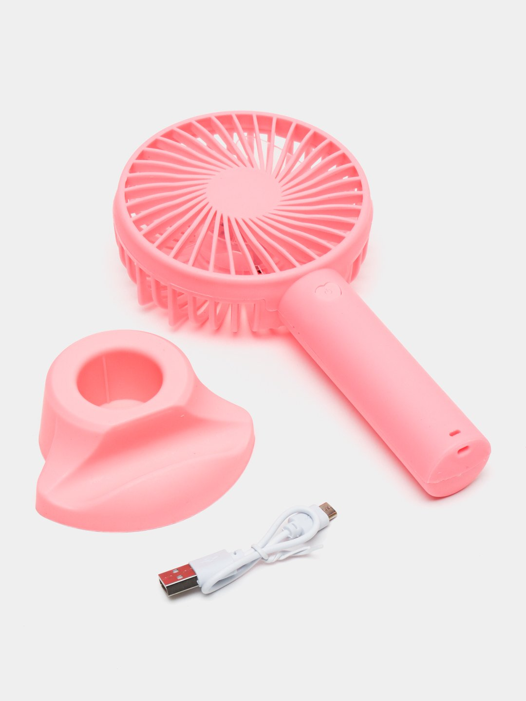 Вентилятор-мини ручной на аккумуляторе X-9 800 мАч USB 3 скорости съемная подставка Розовый (38-рож-6372) - фото 10 Вентилятор-мини ручной на аккумуляторе X-9 800 мАч USB 3 скорости съемная подставка Розовый (38-рож-6372) - фото 10