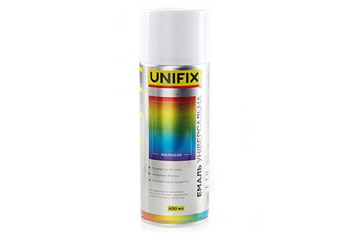 Эмаль универсальная акриловая Unifix 400 мл RAL 9010 Белый матовый (84579) Эмаль универсальная акриловая Unifix 400 мл RAL 9010 Белый матовый (84579)