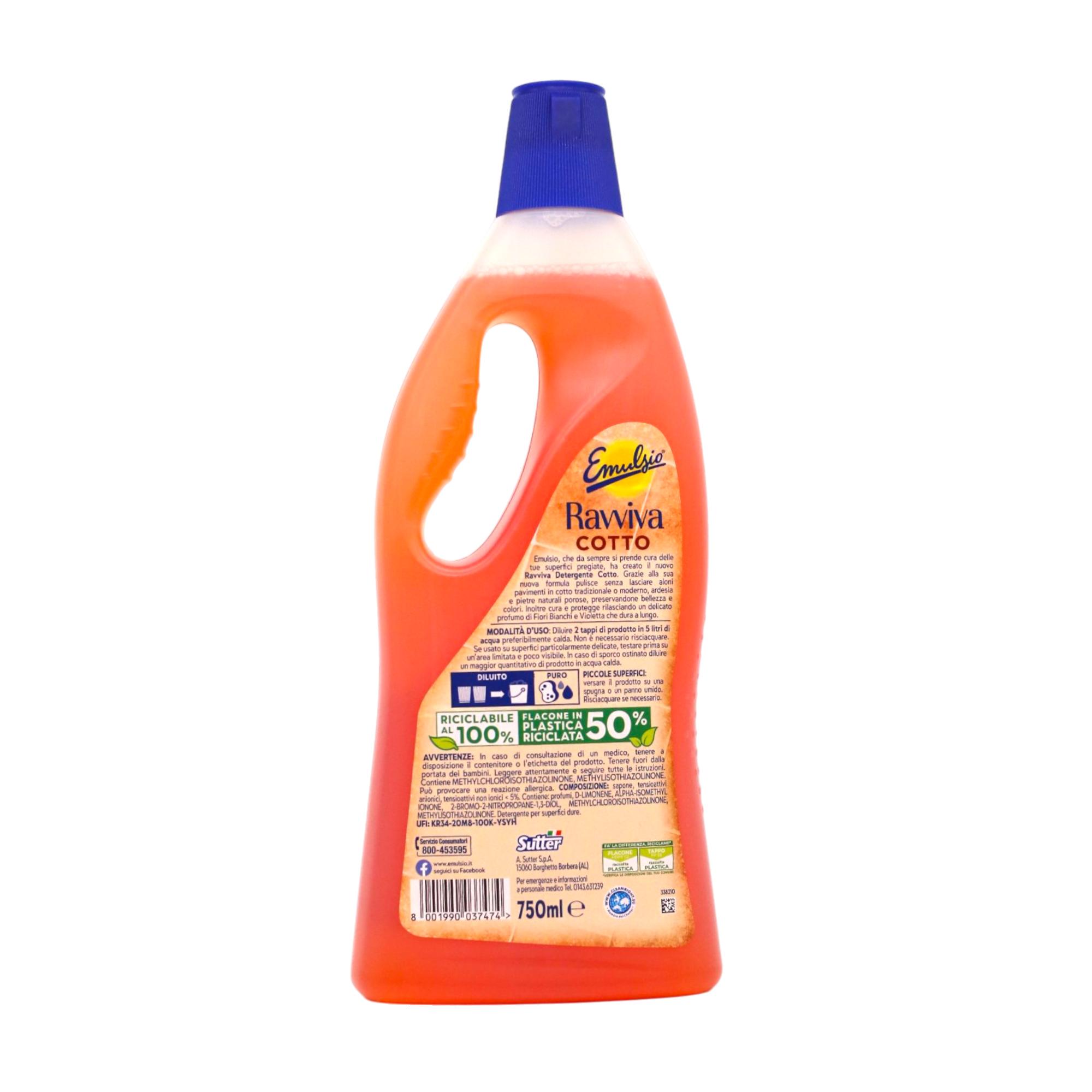 Средство для мытья пористых поверхностей Emulsio Cotto терракота/сланец 750 мл (НФ-00008420) - фото 2