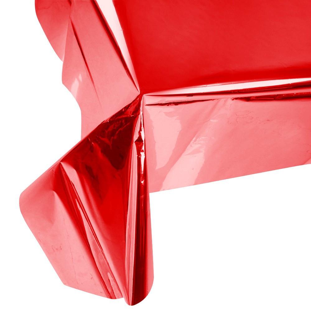 Скатерть клеенка из фольги 270x100 см Красный (35712/5) - фото 3 Скатерть клеенка из фольги 270x100 см Красный (35712/5) - фото 3