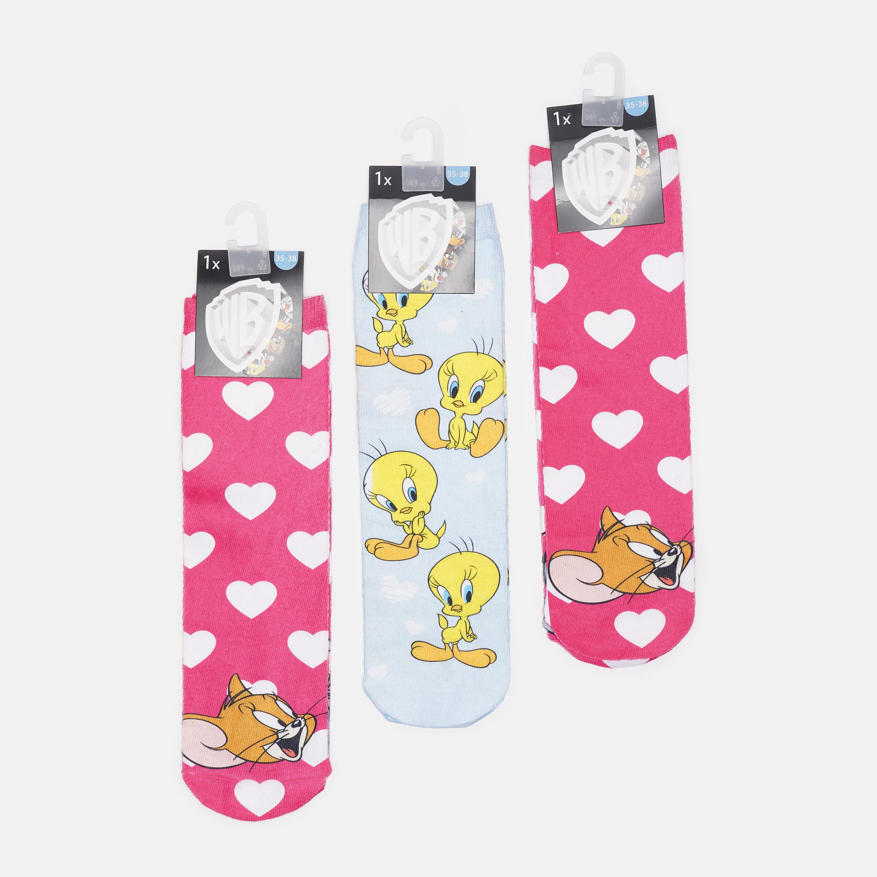 Носки C&A р. 39-42 3 пары Розово-голубой 27095867074090543)