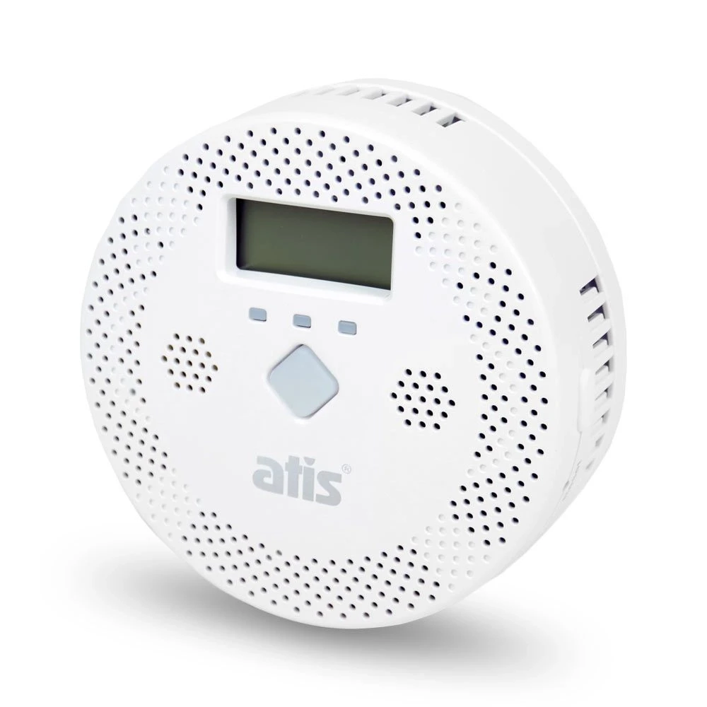 Датчик угарного газа ATIS 400CO с LCD-дисплеем и поддержкой Tuya Smart