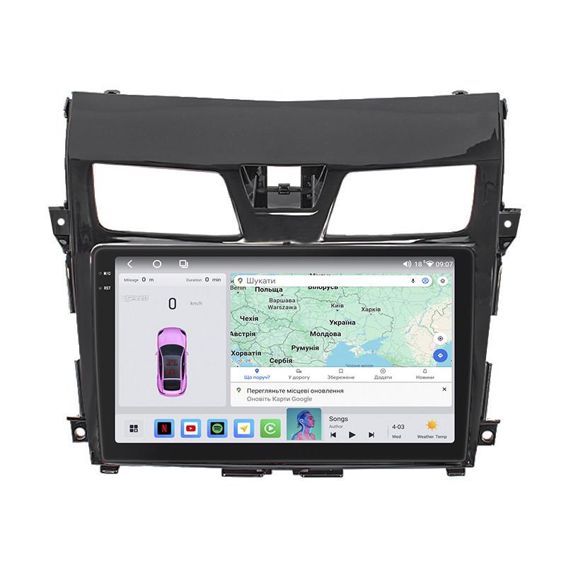 Автомагнитола Lesko для Nissan Altima V L33 Рестайлин 2015 10" 4/64 QLED CarPlay 4G Wi-Fi GPS 360