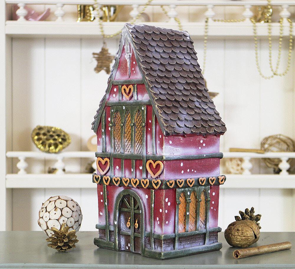 Копилка Гранд Презент Домик Новогодний Красный (КГ602-2) - фото 4