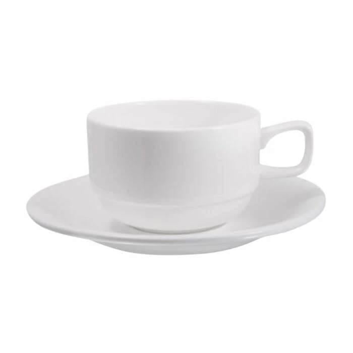 Чашка чайна Wilmax 993008 WIL з блюдцем 220 мл (1155337773)
