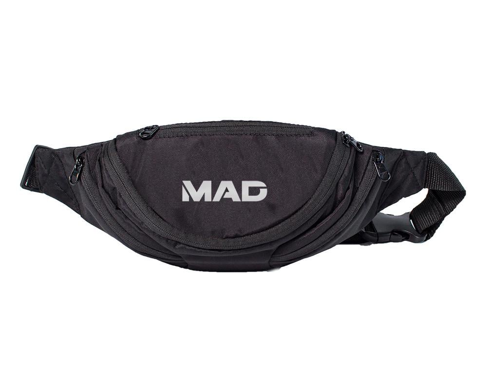 Поясная сумка MAD born to win Shark Черный/Серый (PSSH8090)