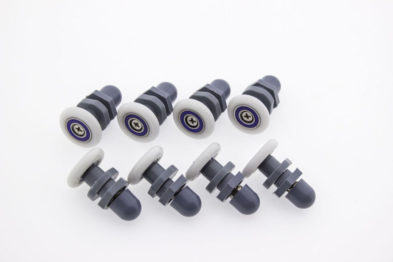 Комплект роликов для душевых кабин СКЛ4001 8 шт. Серый - фото 2 Комплект роликов для душевых кабин СКЛ4001 8 шт. Серый - фото 2