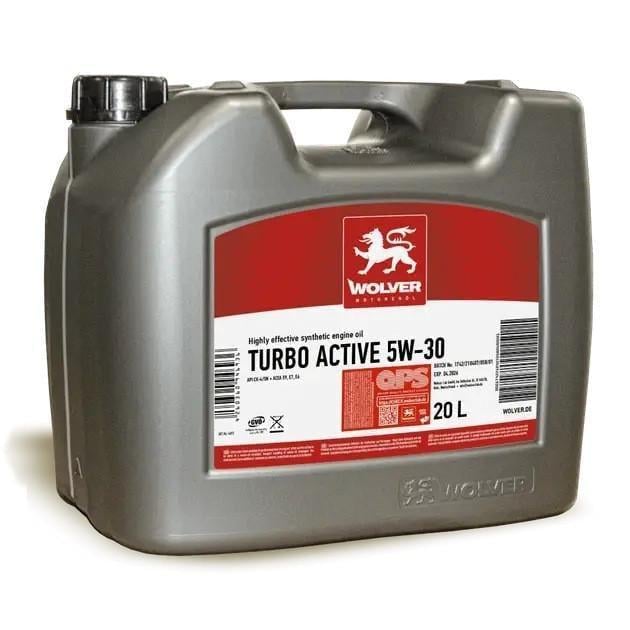 Моторное масло WOLVER TURBO ACTIVE SAE 5W-30 20 л (25832)