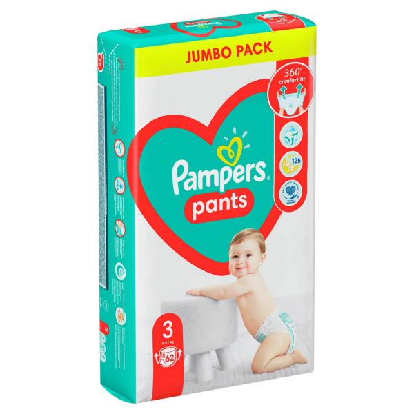 Подгузники-трусики Pampers Pants Размер р. 3 6-11 кг 62 шт. (069233)