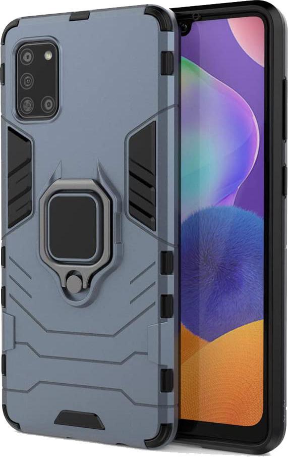 Противоударный чехол Samsung Galaxy A31 A315 (подставка кольцо) Graphite (16796-40)
