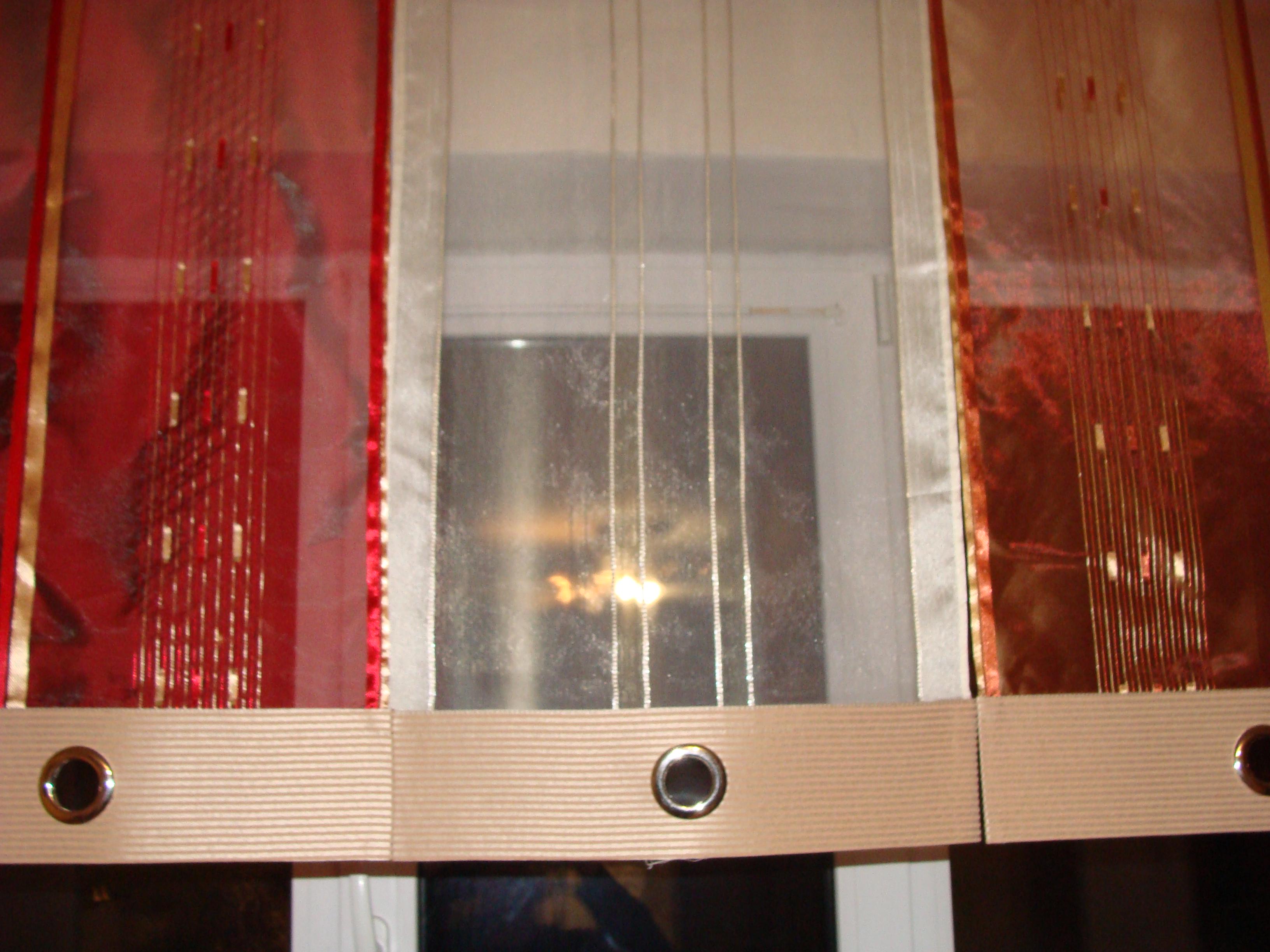 Комплект панельных занавесок Firanka Line карниз 200 см Бежевый с золотистым (12_7п) - фото 4 Комплект панельных занавесок Firanka Line карниз 200 см Бежевый с золотистым (12_7п) - фото 4