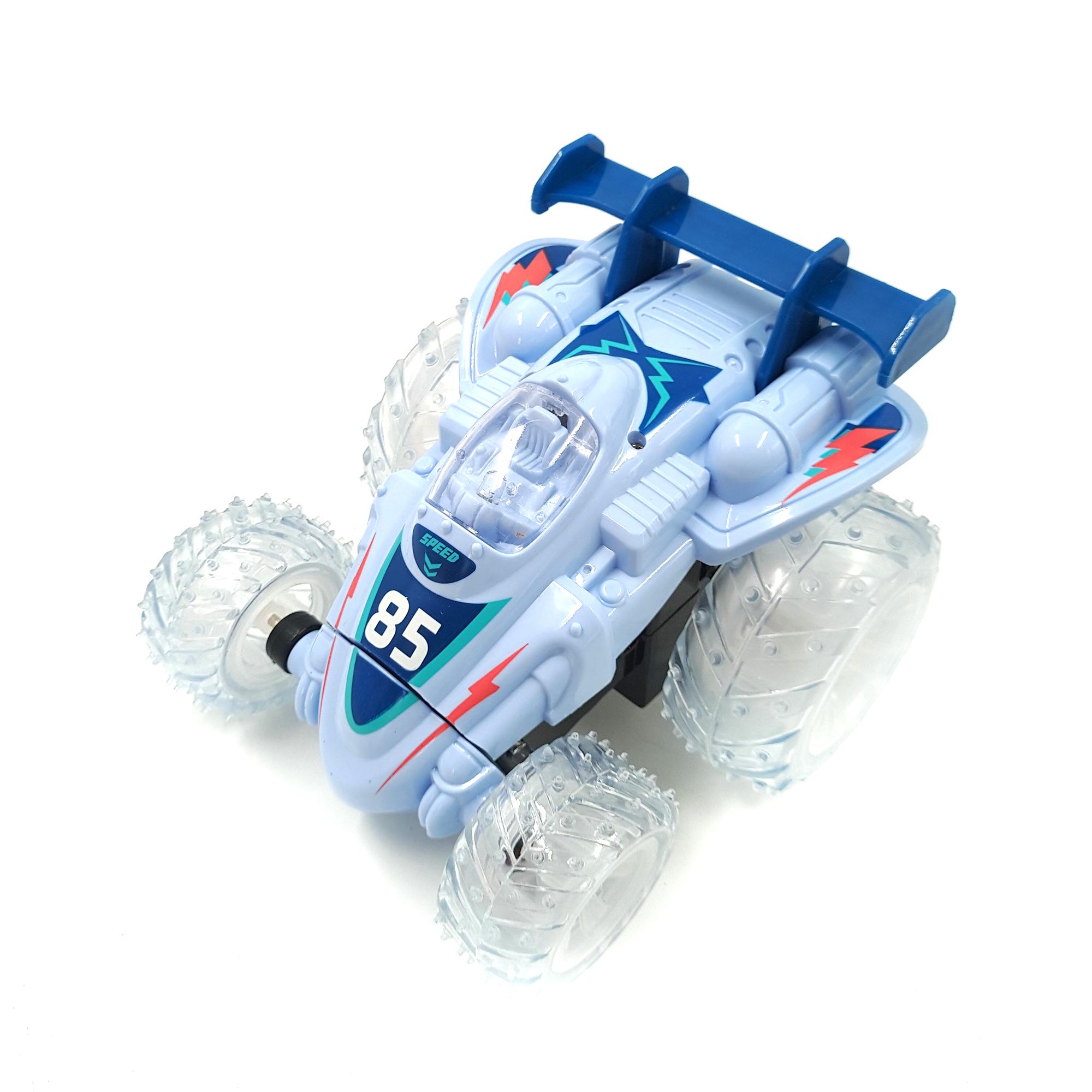 Машинка перевертень Dasher з підсвічуванням 15 см Блакитний (119541g) - фото 3 Машинка перевертень Dasher з підсвічуванням 15 см Блакитний (119541g) - фото 3