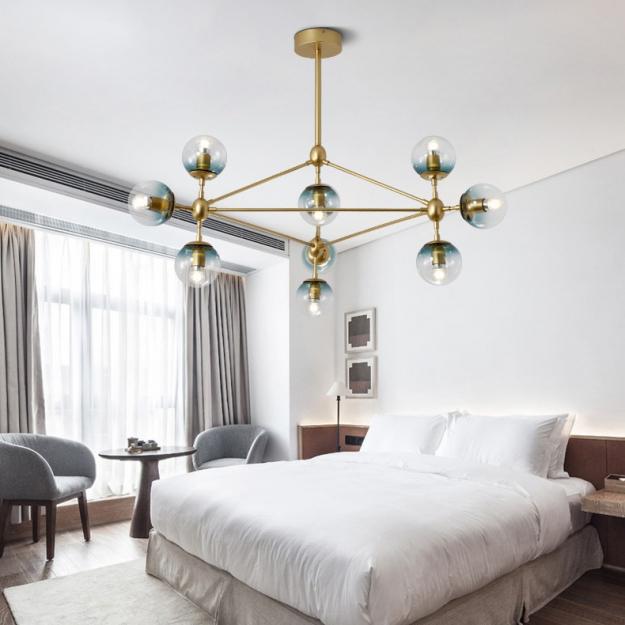 Люстра Modo 10P W104 Gold/Blue (9317306)