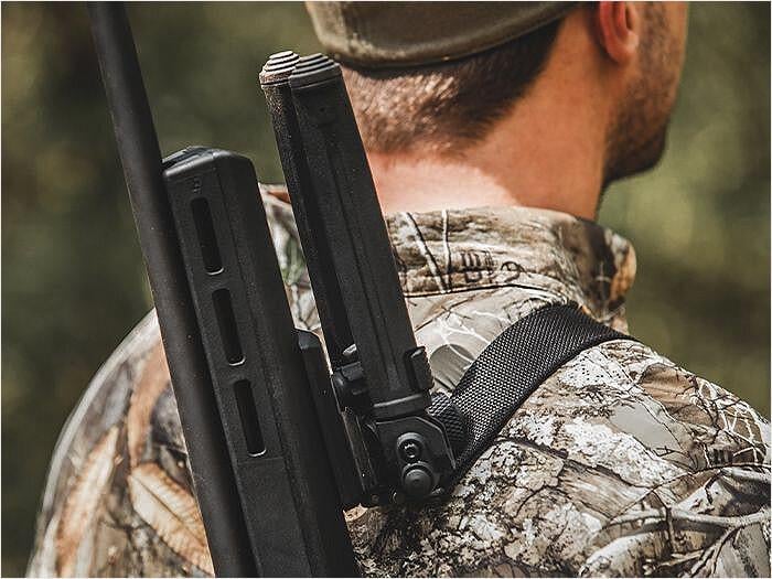 Сошки Magpul Bipod Sling Stud QD MAG1075-BLK крепежная база на антабку Черный (243352) - фото 10