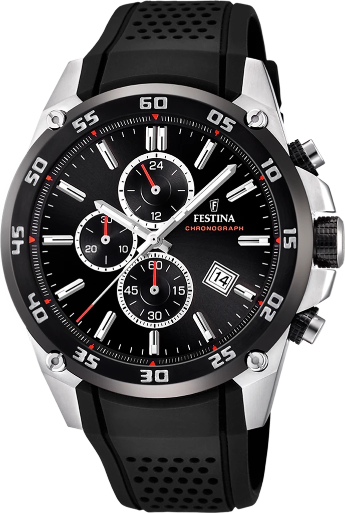 Наручные часы мужские Festina F20330/5 The Originals со стальным корпусом WR 100 м и черным циферблатом