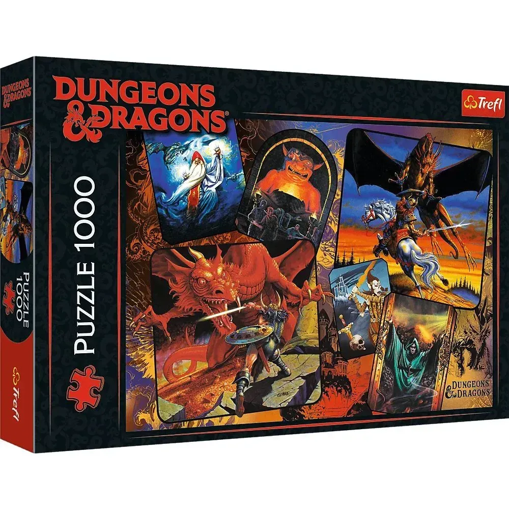 Пазлы Trefl Dungeons&Dragons Origins Начало эры драконов 1000 эл. Разноцветный (150-98-10739)